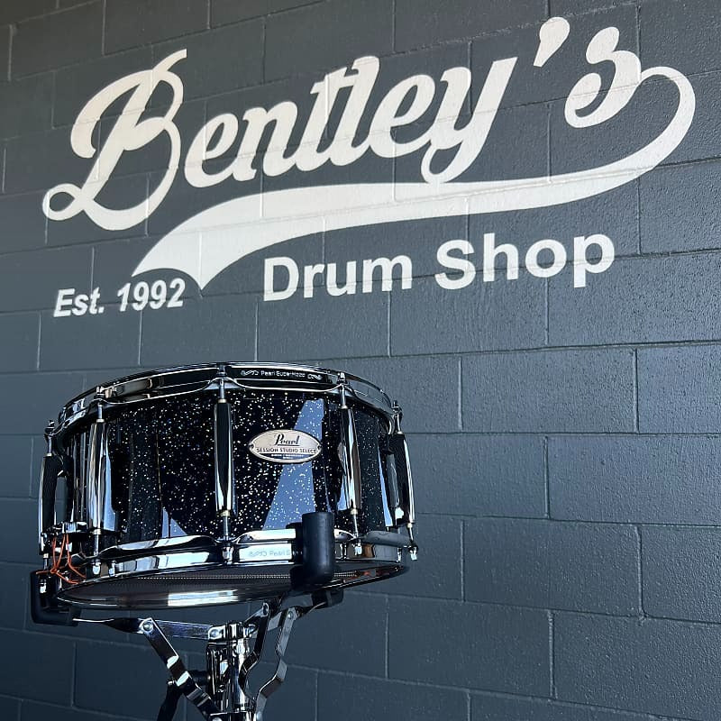 Caisse claire Pearl STS1465S/C316 Session Studio Select 6,5 x 14 pouces en noir Halo Glitter